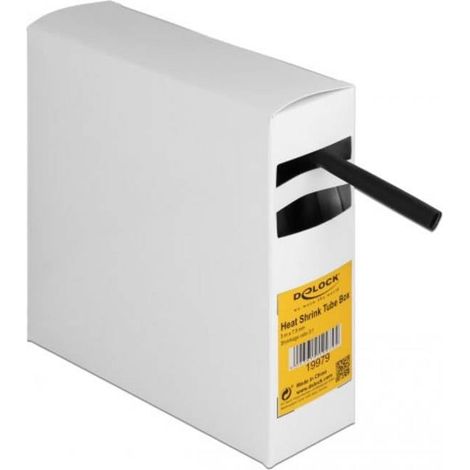 Delock 19979 Gaine thermorétractable noir 7 mm Taux de retreint:3:1 1 pc(s) (1/3)