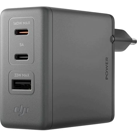 DJI Power GaN 140W USB-C USB-A Wandladegerät Drohnen-Netzteil 1 Stück. (1/5)
