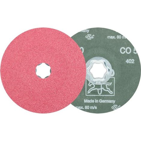 Disque en fibres COMBICLICK CO D. 125 mm granulation 50 acier, fonte, aluminium grain céramique (1/4)