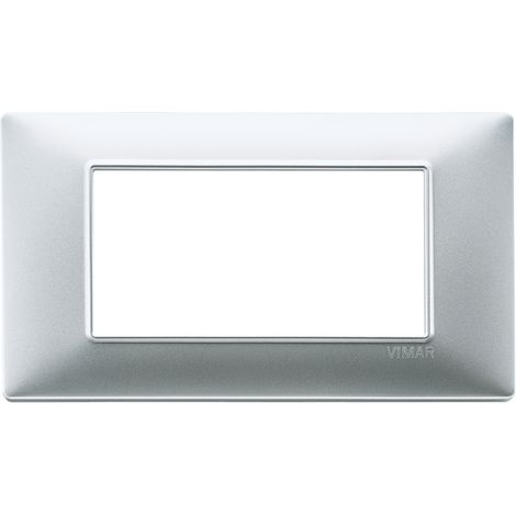 VIMAR - 14654.20 Placca 4M argento opaco