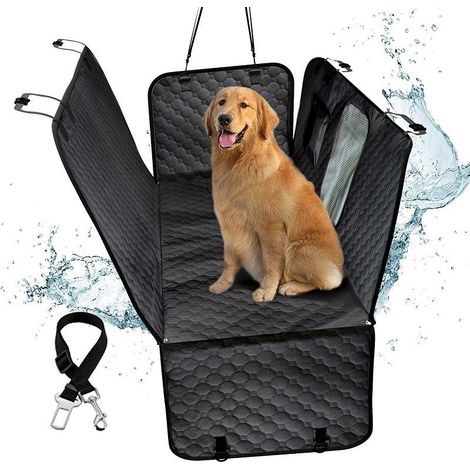 Car seat protector for dogs – car seat cover for dogs – protection for trunk and back seats, waterproof, washable, non-slip, universal (147 x 137 cm) (1/5)
