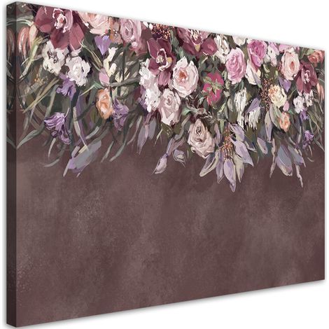 Tableau sur toile Fleurs envahiées 60x40 (1/5)
