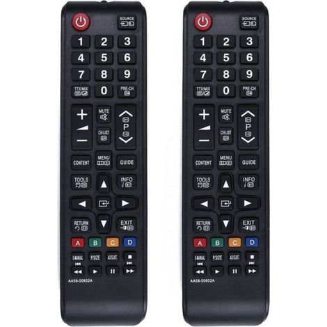 Télécommande Universelle - Compatible Avec Toutes Les Smart TV Samsung - Fonctions Complètes - Lot De 2 (1/5)