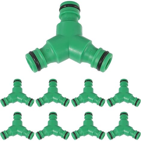 Set mit 8 Y-förmigen Schlauchverbindern – 1/2" – 3-Wege (1/5)