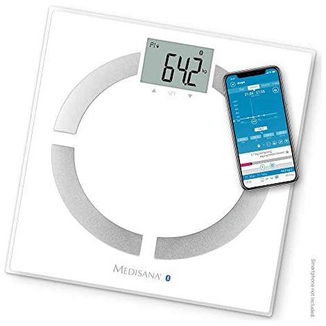 Medisana BS 444 Connect Body Analysis Scale 180kg with Bluetooth and Analysis App