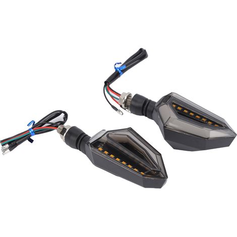 Lot de 2 clignotants LED 12 V CC pour moto Kawasaki (1/5)