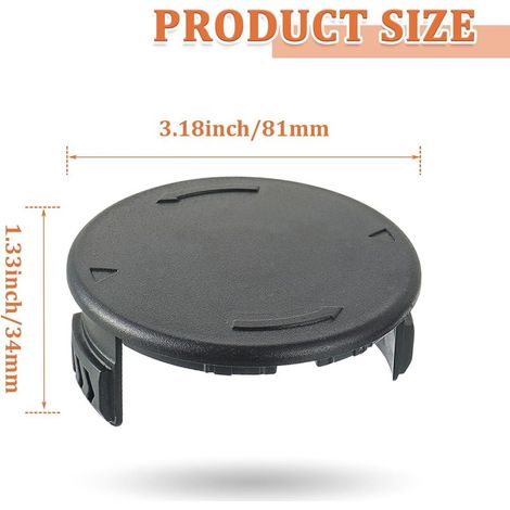 Set mit 2 Spulenabdeckungen für Parkside PRTA 20-Li (B2, C3), PRT 550 (A1, A2, A3, A5) Akku-Rasenmäher für Parkside PRTA 20Li C3 LIDL IAN351753 (1/5)