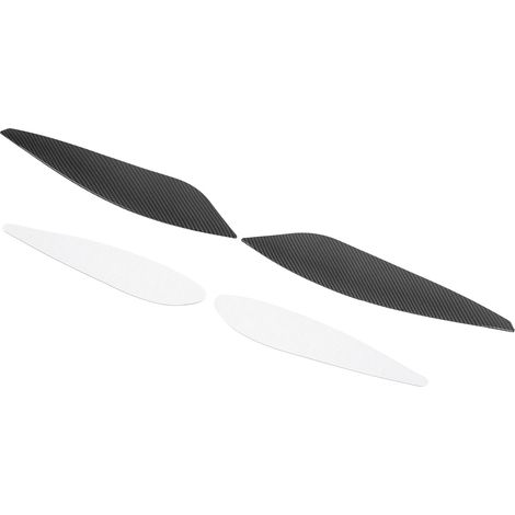 Lot de 2 carénages latéraux de réservoir d'essence style fibre de carbone, accessoires de remplacement pour moto YZF R6 et YZF R6S (1/5)