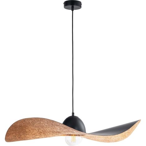 Suspension chapeau Kapello noir/cuivre Ø76 Sigma E27 (1/5)