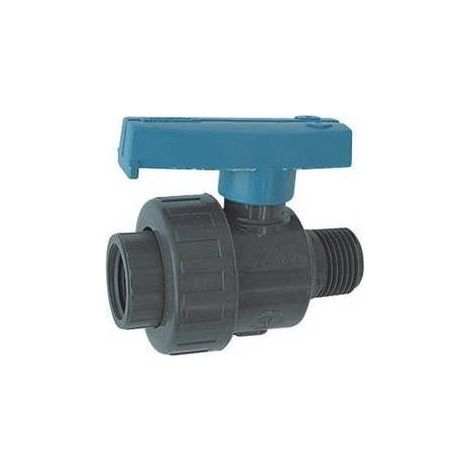 VALVE AVEC RACCORDS FILETÉS MF AVEC CORPS COURT PLASSON Taille : 1"1/2