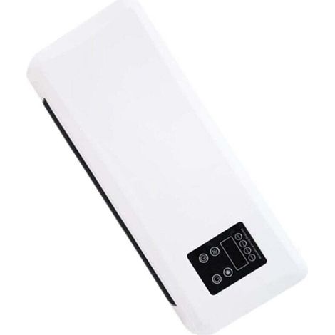 SABIR radiateur électrique,Chauffage Mural Électrique pour Salle de Bain Ventilateur et Chauffage Rapide Protection Surchauffe Design Compact Climatisation sans Conduit pour Grosse Pièce et Camping-Ca (1/4)