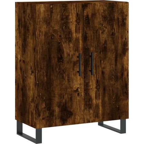 Aparador-cómoda-mueble-organizador-cocina-salón-salón-comedor 695 x 34 x 90 cm-madera de ingeniería-marrón 020031061