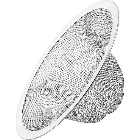 Crépine d'évier en acier inoxydable, filtre anti-obstruction pour évier de cuisine, crépine pour lavabo, salle de bain (1/5)