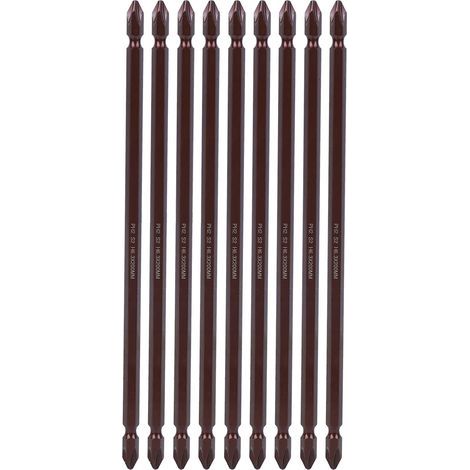 10 magnetische Doppelschraubendreher-Bits H6,3 x 200 mm für Heimwerkerprojekte (1/5)