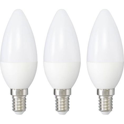 Sygonix  SY-4892456 LED (monocolore) ERP F (A - G) E14 2.9 W  25 W Bianco caldo (Ø x A) 35 mm x 100 mm 3 pz. (1/3)
