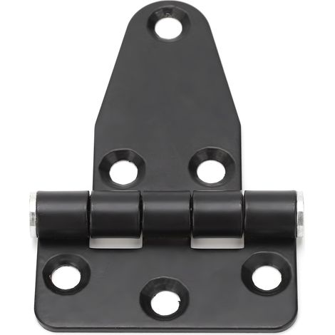 Charnière en T pour porte de générateur, paumelle inoxydable en acier, charnière d'armoire et volet, lot de 2, finition acier brossé (1/5)