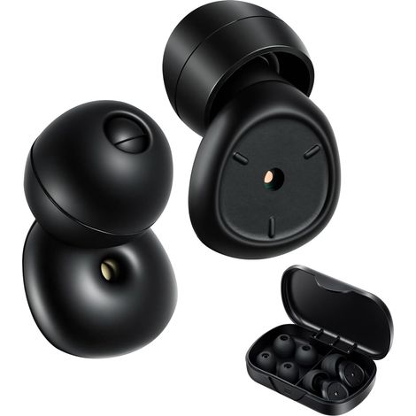 Bouchons d’Oreille 50dB Réduction du Bruit - 3 Tailles (S/M/L) en Silicone Doux Réutilisable pour Sommeil, Travail et Concerts - Protection Auditive Confortable (1/5)