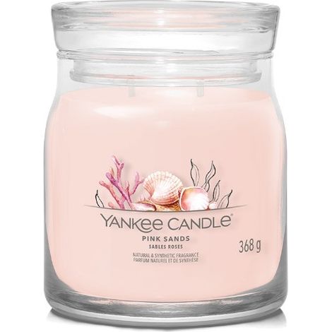 Candela Pink Sands Giara Media Signature 368g Rosa Yankee Candle (1/4)