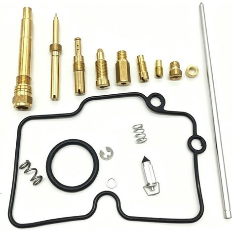 Kit de Réparation de Carburateur pour Quad Yamaha YFZ450, YFZ450S, YFZ450F (2004-2009) - Kit de Reconditionnement de Carburateur Keihin FCR avec Gicleurs, Aiguille, Pointeau et Joints (1/4)