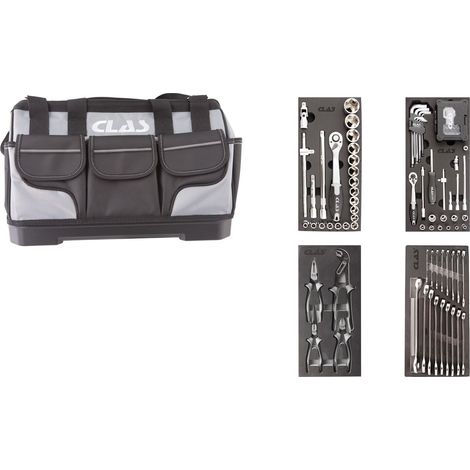 Sac de depannage 4 inserts 103 outils- EG 3111 - CLAS Equipements