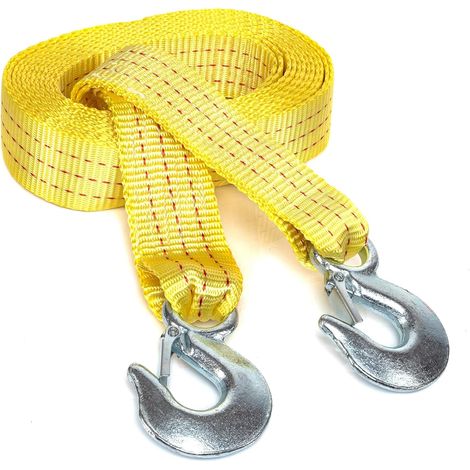 51005 une sangle de remorquage Ultra résistante avec crochets de sécurité 5,1 x 50,8 cm Capacité de 4 535,9 kilogram Polyester (1/5)