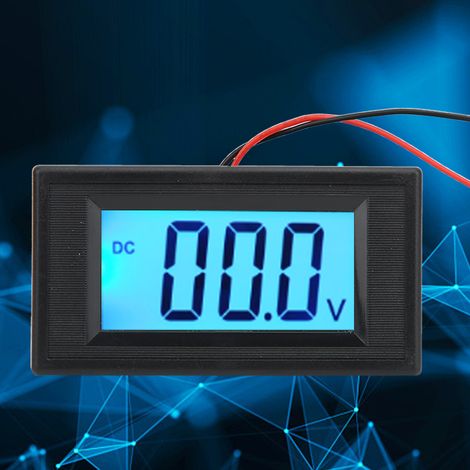 YB5135D LCD-Digitalanzeige-Zweidraht-Gleichstromvoltmeter (halbversiegelt, Gleichstrom 3,5-30 V) (1/5)