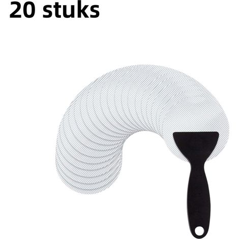 Lot de 20 autocollants antidérapants ronds et imperméables pour douche et salle de bain dimensions 8 x 8 cm couleur transparente (1/5)
