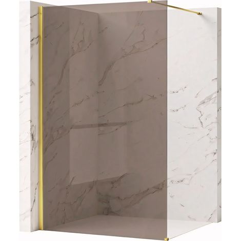 Paroi De Douche Rea Flexi Brown Gold 100 (1/5)