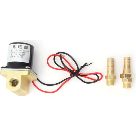 Électrovanne de machine à souder 0 0,8 mpa pour eau gaz Aron CO2 G1/8'' (AC36V) (1/5)