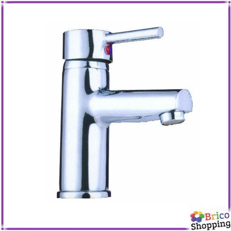 Rubinetto Miscelatore Lavabo Bagno Stilo Cromo Monocomando Everest Birillo