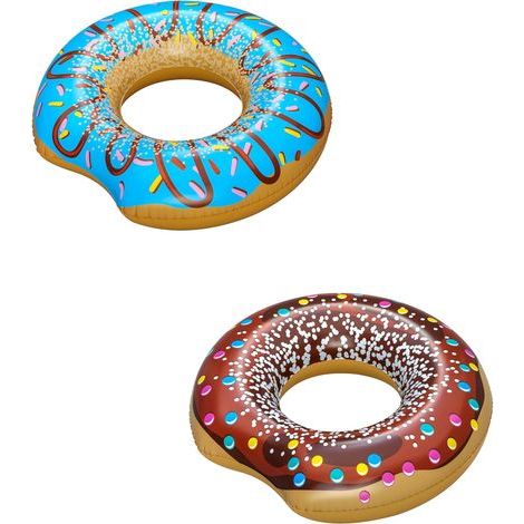Float Ring Diameter 107 cm Donut Design Durable Vinyl Swimming Pool (1/5)