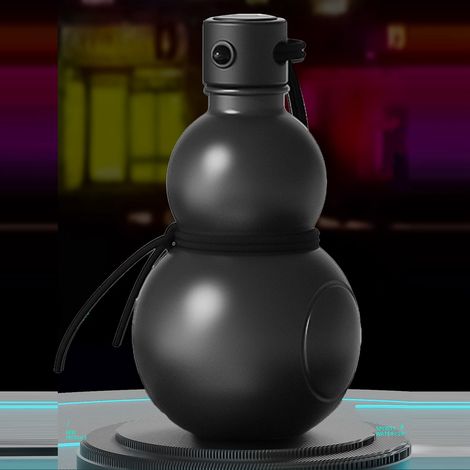 [Sport-Trinkflasche] Multifunktionale PCTG-Trinkflasche mit Zubehör (Schwarz, 370 g) (1/5)