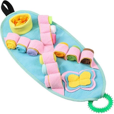 Jouet à mâcher Snuffle Dog, jouet distributeur de puzzle mignon et résistant aux mâchouillages