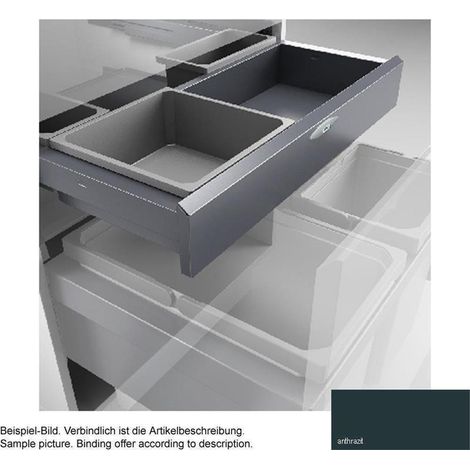 Naber Cox Base-Board® 500, Abfallsammler für Frontauszüge, anthrazit (1/2)