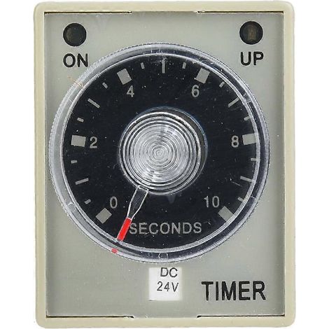 Zeitrelais 10S 8-poliger Timer DIN-Schienenmontage für industrielle Automatisierungssysteme (DC24V)