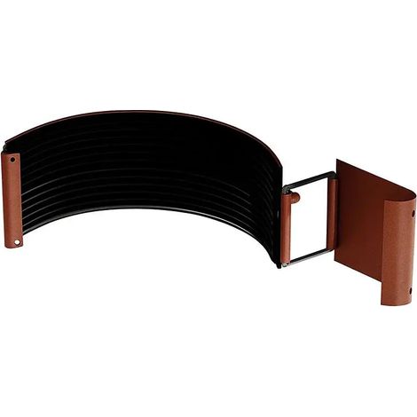 Manchon d’assemblage gouttière acier Ø127 mm – Rouge brique RAL 8004
