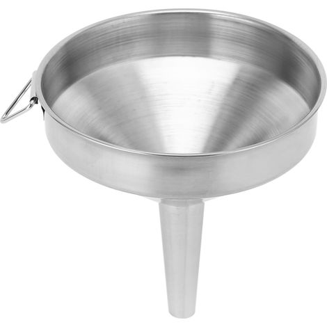 Entonnoir en Acier Inoxydable Épaissi pour Transfert de Liquides et Ingrédients Secs, 13cm (1/5)