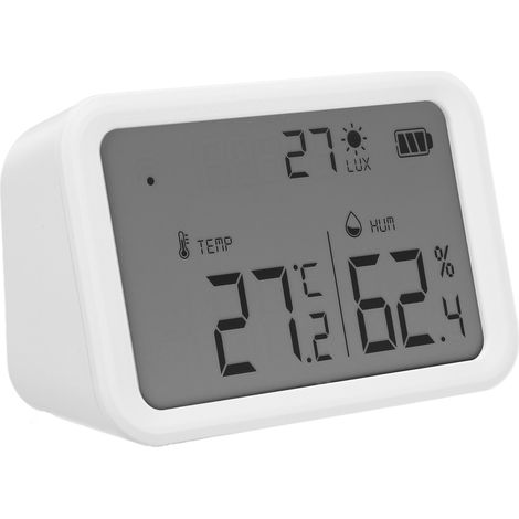 TUYA Zigbee 3-in-1 Smart-Sensor (Temperatur, Luftfeuchtigkeit, Licht) mit LCD-Bildschirm (1/5)