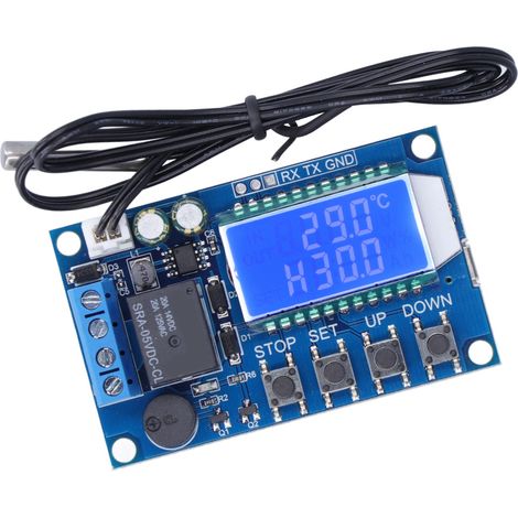 Contrôleur de température électronique, refroidissement, chauffage, module de contrôle de température numérique DC6‑30V XY‑T01 (1/5)