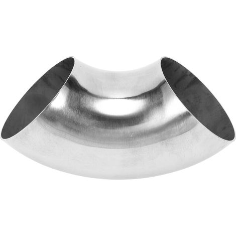 Coude 90° Pour Échappement Voiture Acier Inox 201 Argenté 1Pc (1/5)