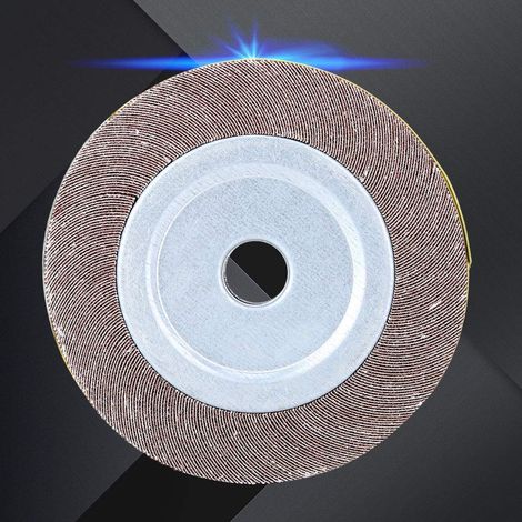 Meule, Meule de polissage, Disques de 7,9 po de diamètre Tampon de polissage Tube en acier inoxydable de 1 po de diamètre intérieur éliminant la rouille pour les types(60 mesh)