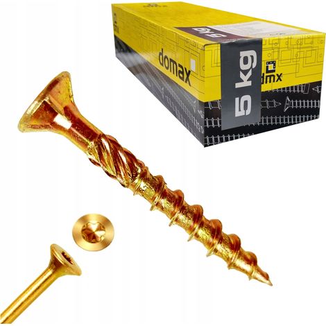 Vis à bois coniques 4x40 - Torx TX20 - 5KG - Résistantes et polyvalentes - Idéales pour vos projets (1/5)