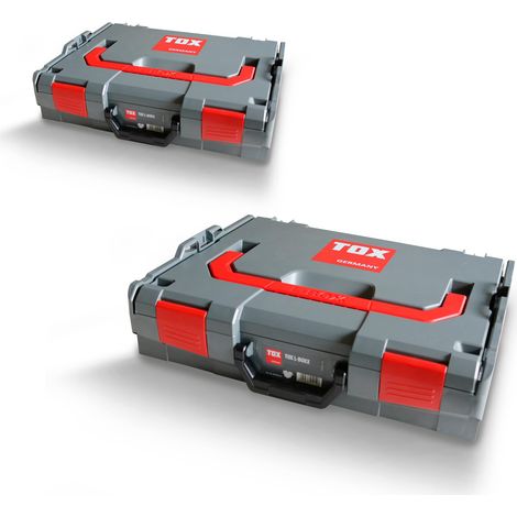 Coffret d'assortiment L-BOXX en kit, empilable et encliquetable avec le système L-BOXX, insert pour petites pièces à 8 compartiments, rangement clair pour chevilles, kit de 2 pièces, 094909150 (1/4)