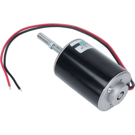 12V Permanentmagnet-Gleichstrommotor, 3500 U/min, 43mm Welle, Kugellager, im Uhrzeigersinn und gegen den Uhrzeigersinn, hohe Drehzahl. (1/5)