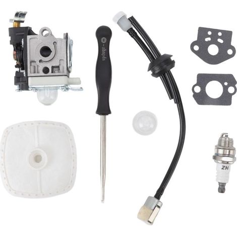 Kit de carburateur de souffleur de feuilles, joint d'étanchéité, couvercle d'ampoule d'amorce, filtre d'assemblage de conduite de carburant A021003660 pour PB 250 (1/5)