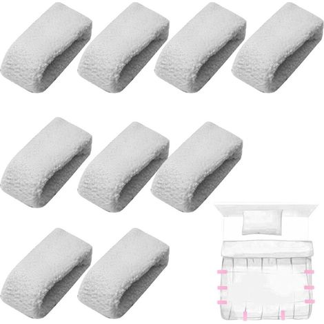Bardusch-Lot De 9 Attache Couette, Attache Drap Housse,Attache Drap Housse,Attache Couette,Enfile Couette,Pince Drap Housse Matelas,Clips De Couette Antidérapants Améliorés pour Maintenir La Couette e (1/5)