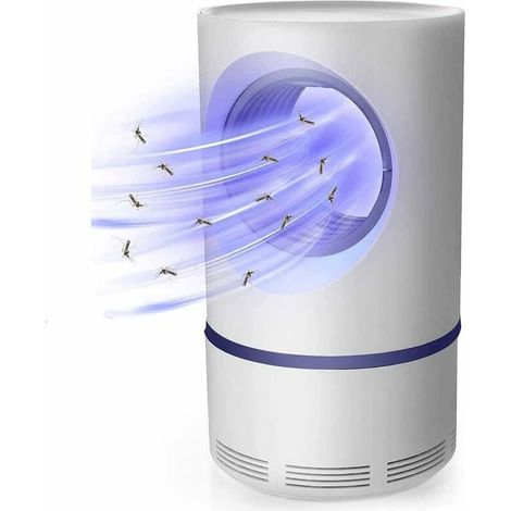 Lampada antizanzare USB, silenziosa e atossica, repellente elettrico UV per zanzare, ideale per cucina, balcone, giardino e tenda. (1/5)