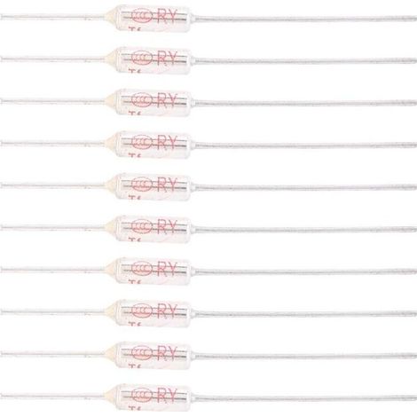 Fusibles thermiques 10A 250V 216°C – Lot de 10 pièces pour protection contre surchauffe appareils électroménagers et industriels (1/4)