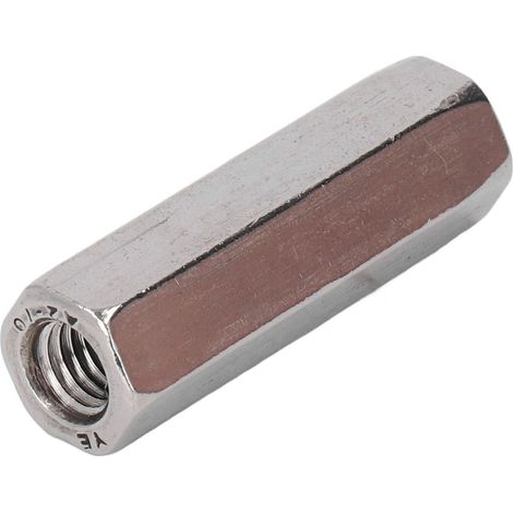 10 Pièces Écrous d'Accouplement Hexagonaux M8x1.25 L45mm - Acier Inoxydable 304 - Connecteurs Industriels (1/5)