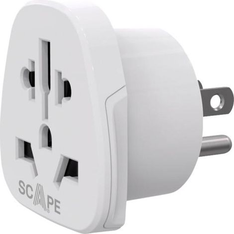Adaptador de viaje no-name compatible tipos A B C G I 3750W 250V